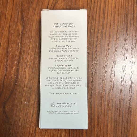 SKIN INC Pure Deepsea Hydrating Mask 30ml NIP - Picture 3 of 6